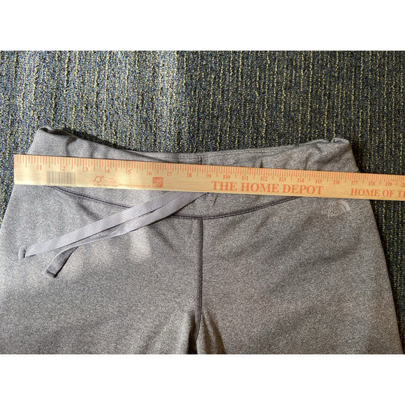 NORTH FACE Women’s￼ Pants, Sz L. Lounge Workout Straight Leg, Gray, Drawstring - Picture 6 of 9